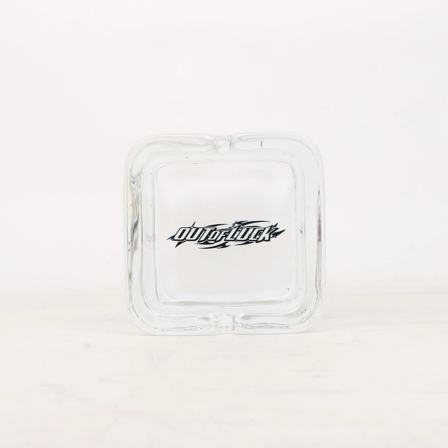 GLASS INCENSE DISH