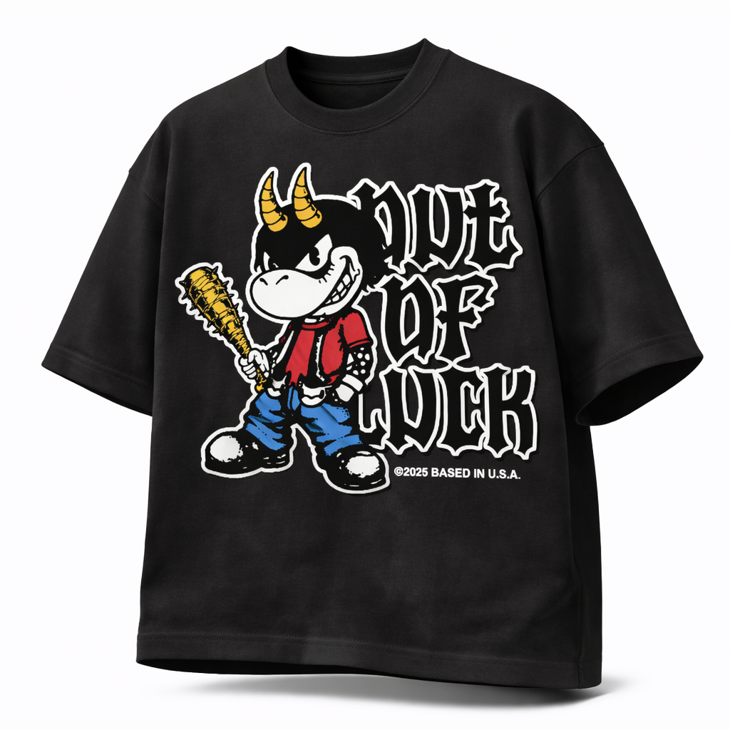 UNLUCKY JERRY BLACK TEE