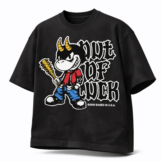 UNLUCKY JERRY BLACK TEE