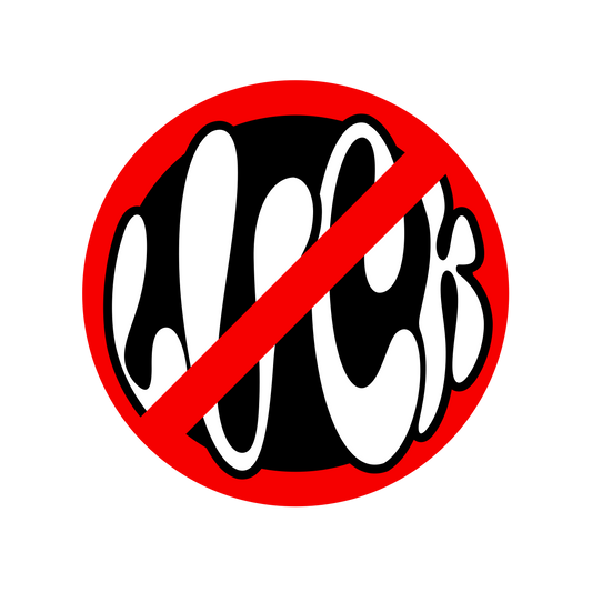 NO LUCK! STICKER