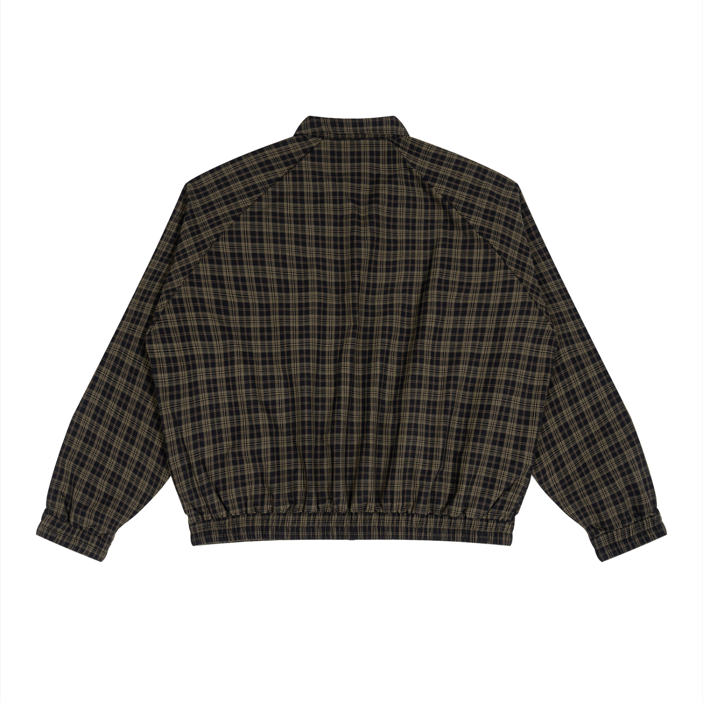PLAID ZIP-UP
